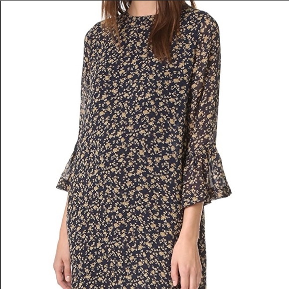 Ganni bell sleeve dress - 34/2 - Picture 3 of 7